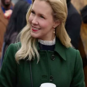 Ginna Claire Mason A Newport Christmas Green Trench Coat