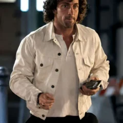 Aaron Taylor-Johnson 2026 White Jacket