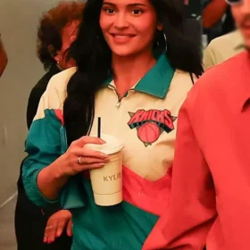 New York Knicks Game Kylie Jenner Jacket