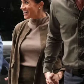 Meghan Australia Visit 2026 Markle Suede Jacket