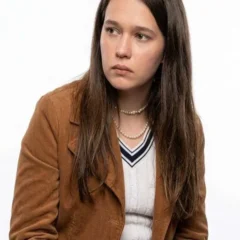 Beef 2026 Cailee Spaeny Brown Jacket