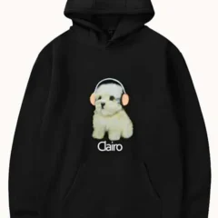 Black Clairo Dog Hoodie