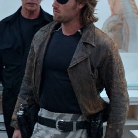 Kurt Russell Escape from New York Leather Jacket