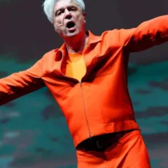 Coachella 2026 David-Byrne Orange Jacket