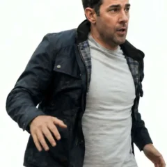 Jack Ryan Ghost War Black Jacket