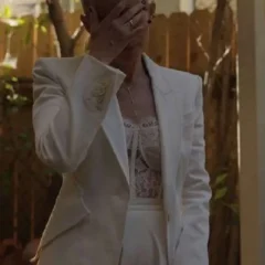 Imperfect Women 2026 Kate Mara White Blazer