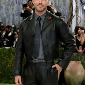 Met Gala 2026 Nicholas Hoult Leather Jacket