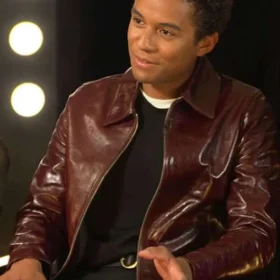 Jaafar Jackson Michael 2026 Brown Leather Jacket