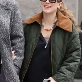 New York City Millie Bobby Brown Quilted Jacket