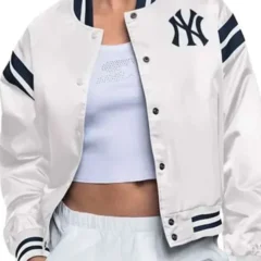 New York Yankees White Starter Jacket