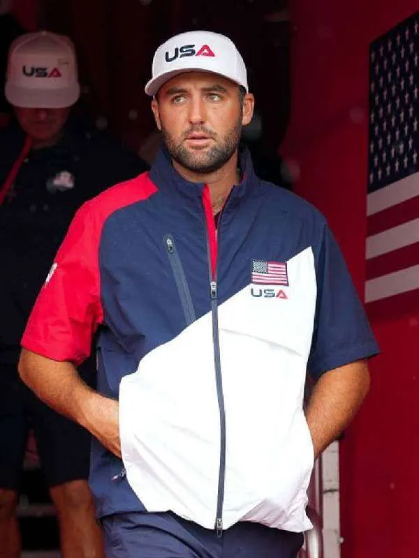 Team USA Ryder Cup 2025 Scottie Scheffler Rain Jacket