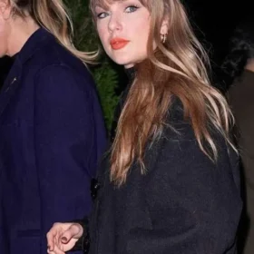 New York City Taylor Swift Black Duffle Coat