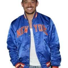 The Tonight Show 2026 Anthony Ramos Blue Varsity Jacket