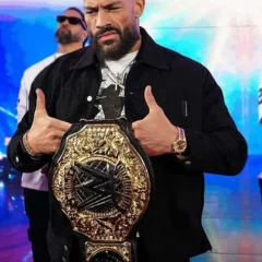 Monday Night RAW 2026 Roman Reigns Black Jacket