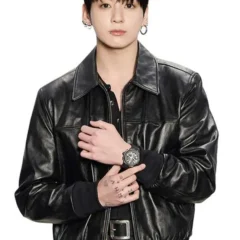 Jung Kook Watch Event 2026 Leather Jacket