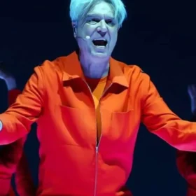 Coachella 2026 David-Byrne Orange Jacket