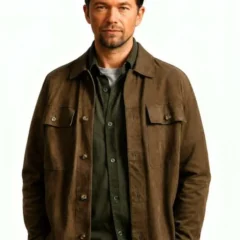 Blodsoffer 2026 Jakob Oftebro Brown Leather Jacket