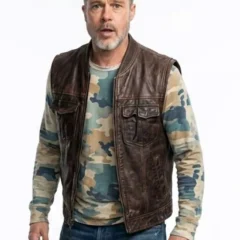 Heart of the Beast 2026 Brad Pitt Brown Vest