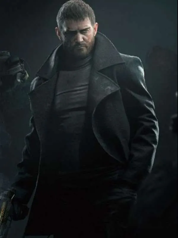 Resident Evil Chris Redfield Trench Coat