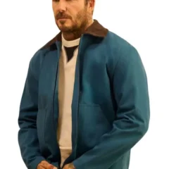 David Beckham 2026 Blue Cotton Jacket