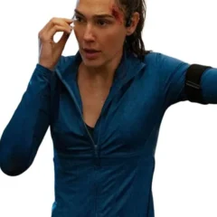 The Runner 2026 Gal Gadot Blue Track Jacket