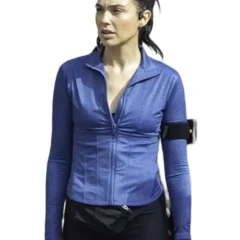 The Runner 2026 Gal Gadot Blue Track Jacket