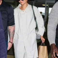 Zendaya JFK Airport New York City 2026 Coat