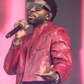 Jason Derulo Roundhay Festival 2026 Red Leather Jacket