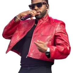 Jason Derulo Roundhay Festival 2026 Red Leather Jacket