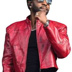 Jason Derulo Roundhay Festival 2026 Red Leather Jacket