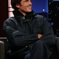 Jacob Elordi Jimmy Kimmel Live! 2026 Black Jacket