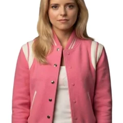 Elle 2026 Lexi Minetree Pink Bomber Jacket