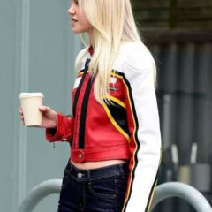 Laura Abla Los Angeles 2026 Moto Leather Jacket