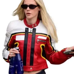 Laura Abla Los Angeles 2026 Moto Leather Jacket