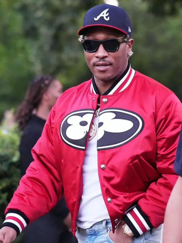 Future Spring Summer Fashion Show 2026 Red Bomber Jacket