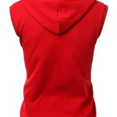 Michael B Jordan Red Hoodie Creed II Fleece Vest