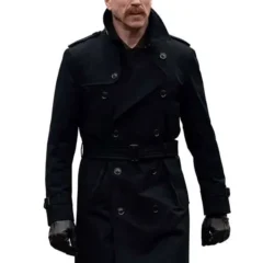 The Runner 2026 Damian Lewis Black Coat