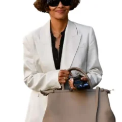 NYC 2026 Halle Berry White Blazer