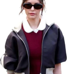 Nina Dobrev PFW 2026 Bomber Jacket