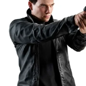 007 First Light 2026 James Bond Black Leather Jacket