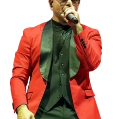 Pitbull I’m Back Tour 2026 Red Blazer