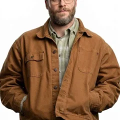 The Invite 2026 Seth Rogen Brown Cotton Jacket