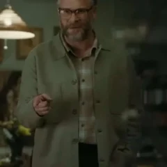 Seth Rogen The Invite 2026 Green Jacket