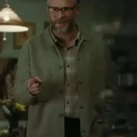 Seth Rogen The Invite 2026 Green Jacket