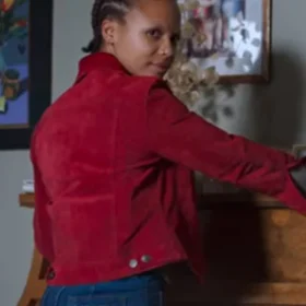 Black Mirror S06 Myha’la Herrold Red Jacket