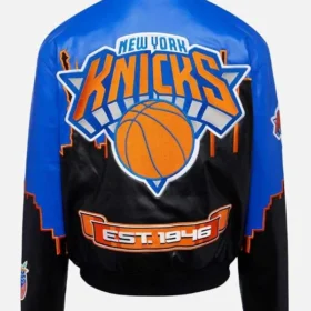 New York Knicks 2026 Karl-Anthony Towns Leather Jacket