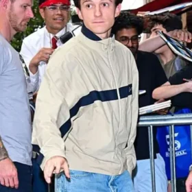 Tom Holland New York City 2026 Beige Track Jacket