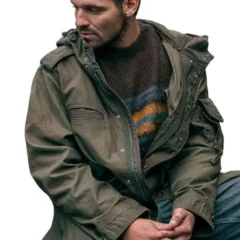 Fightland 2026 Tyler Conti Green Hooded Coat