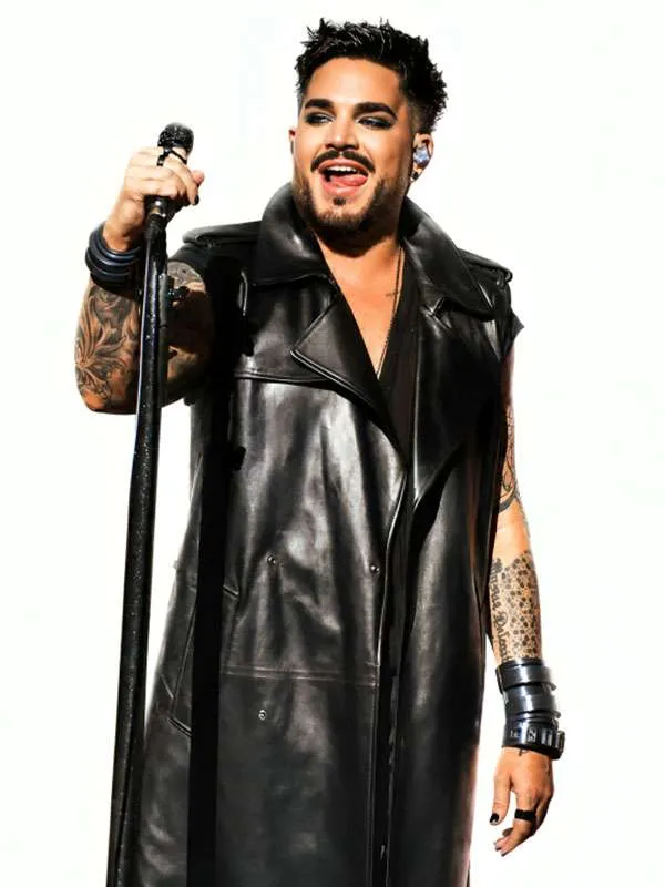 Adam Lambert Roundhouse 2026 Leather Vest