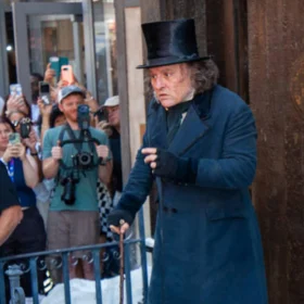 Ebenezer Scrooge Comic Con Premiere 2026 Coat